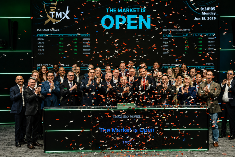 François-Philippe Champagne participe à l’ouverture des marchés à la Bourse de Toronto, le 15 juin 2026